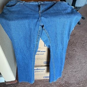 CJ Banks 22 petite boot cut jeans